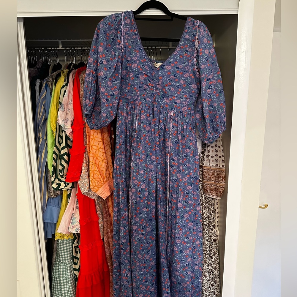 LoveShackFancy Purple Maxi